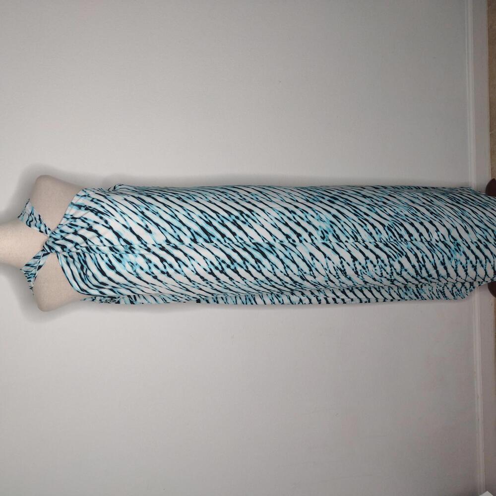 NWT Worthington Women's Blue/White Print Dress Size XS